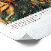 kaart van het nationaal park van het meer van het poster (Hoek)