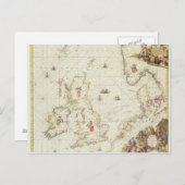 Kaart van het Noord-Zee, c.1675 (Voorkant / Achterkant)