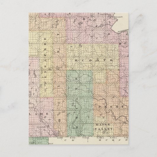 Kaart van het noordelijke deel van het district Oc (Voorkant)