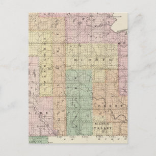 Kaart van het noordelijke deel van het district Oc