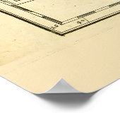 Kaart van het Ottomaanse Rijk (1654) Poster (Hoek)