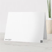 kaart van het Paard Dala van de 80ste Verjaardag (Achterkant)