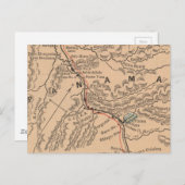  kaart van het Panamakanaal (1885) (Voorkant / Achterkant)