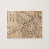 kaart van het Panamakanaal (1885) Legpuzzel (Horizontaal)