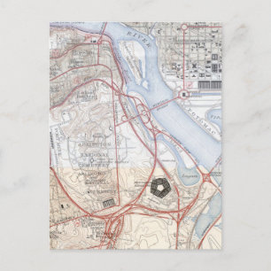 Kaart van het Pentagon Road System