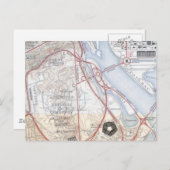 Kaart van het Pentagon Road System (Voorkant / Achterkant)