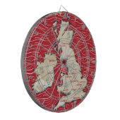 Kaart van het Poster van het Verenigd Koninkrijk Dartbord (Voorkant Links)