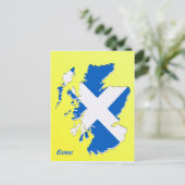 Kaart van het Schotse briefkaart (Staand voorkant)