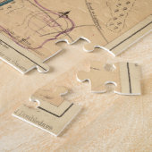  kaart van het slagveld Gettysburg (1864) Legpuzzel (Zijkant)