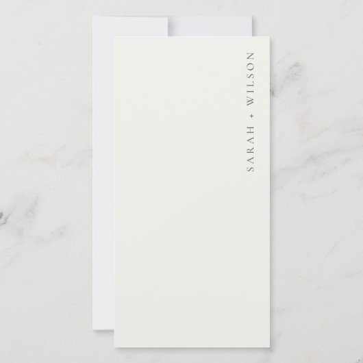 Kaart van het Tropisch Beach Palm Tree Sketch Wedd (Achterkant)