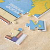 Kaart van het Verenigd Koninkrijk Legpuzzel (Zijkant)