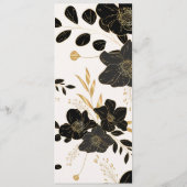 Kaart van het Wedding Menu (Achterkant)