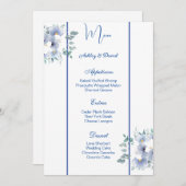 Kaart van het Wedding Menu (Voorkant / Achterkant)