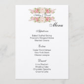 Kaart van het Wedding Menu (Voorkant)
