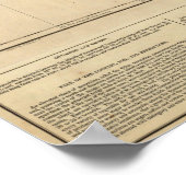 Kaart van hispaniola of sint-Domingo Poster (Hoek)