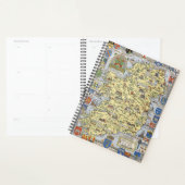 Kaart van historisch Ierland Planner (Display)