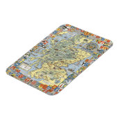 Kaart van historisch Schotland Magneet (Linkerzijde)