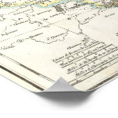 Kaart van Holland 1832 - Delamarche Poster (Hoek)