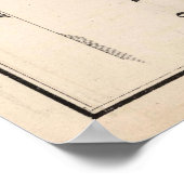  kaart van Huntington NY (1873) Poster (Hoek)