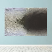 Kaart van Iapetus Canvas Afdruk (Insitu (Houten vloer))