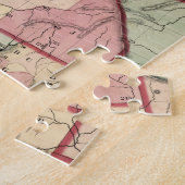  kaart van Idaho (1866) Legpuzzel (Zijkant)