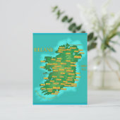 Kaart van Ierland (Staand voorkant)