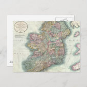 kaart van Ierland (1799) (Voorkant / Achterkant)