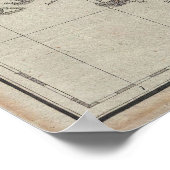  kaart van Ierland (1804) Poster (Hoek)