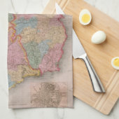  kaart van Ierland (1835) Theedoek (Quarter Fold)