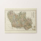  kaart van Ierland 1862 Puzzle Legpuzzel (Horizontaal)