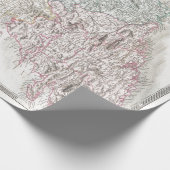 kaart van Ierland Cadeaupapier (Hoek)