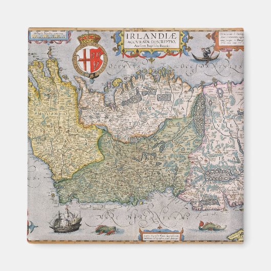 Kaart van Ierland Magneet (Voorkant)