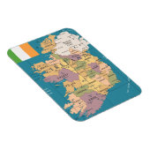 kaart van Ierland Magneet (Rechterzijde)