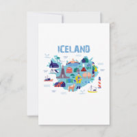 Kaart van IJsland