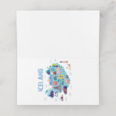 Kaart van IJsland (Binnenkant ongevouwen)