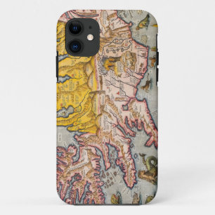 Kaart van IJsland iPhone 11 Hoesje