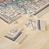  kaart van Illinois (1893) Legpuzzel (Zijkant)