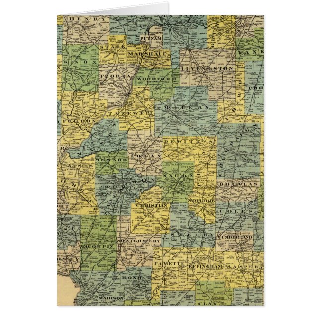 Kaart van Illinois 2 (Voorkant)