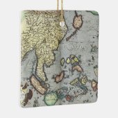 kaart van India | 1592 Keramisch Ornament (Rechts)