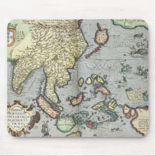 kaart van India   1592 Muismat