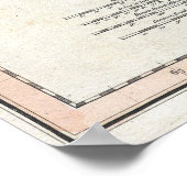  kaart van India (1806) Poster (Hoek)