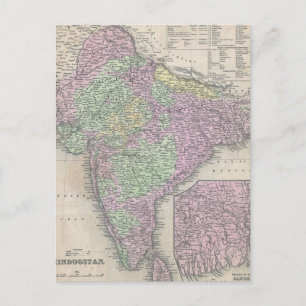  kaart van India (1853)