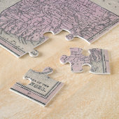  kaart van India (1853) Legpuzzel (Zijkant)