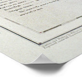 kaart van India | 1877 Poster (Hoek)