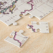 Kaart van India en Oost-India Legpuzzel (Zijkant)