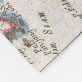  kaart van Indonesië (1780) Fleece Deken (Hoek)