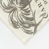 kaart van Israël (1770) Fleece Deken (Hoek)