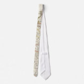  kaart van Israël (1770) Stropdas (Achterkant)