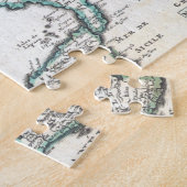  kaart van Italië (1706) Legpuzzel (Zijkant)