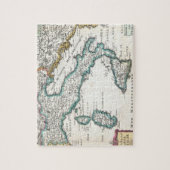  kaart van Italië (1706) Legpuzzel (Verticaal)